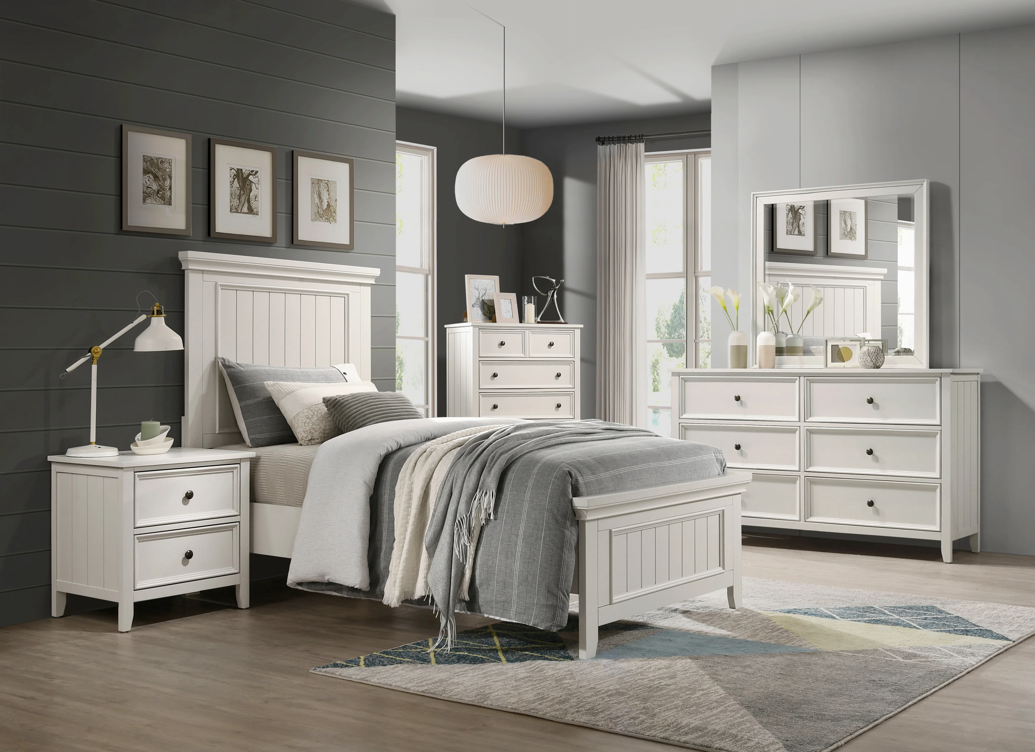 DreamBuck Queen Size Bed Frame, Platform Bed Frame with Headboard, Queen Size Bed Frame with Strong Wooden Slats, Queen Frame for Teens, Adults, Modern Bed Frame for Bedroom, No Box Spring Needed - Image 11