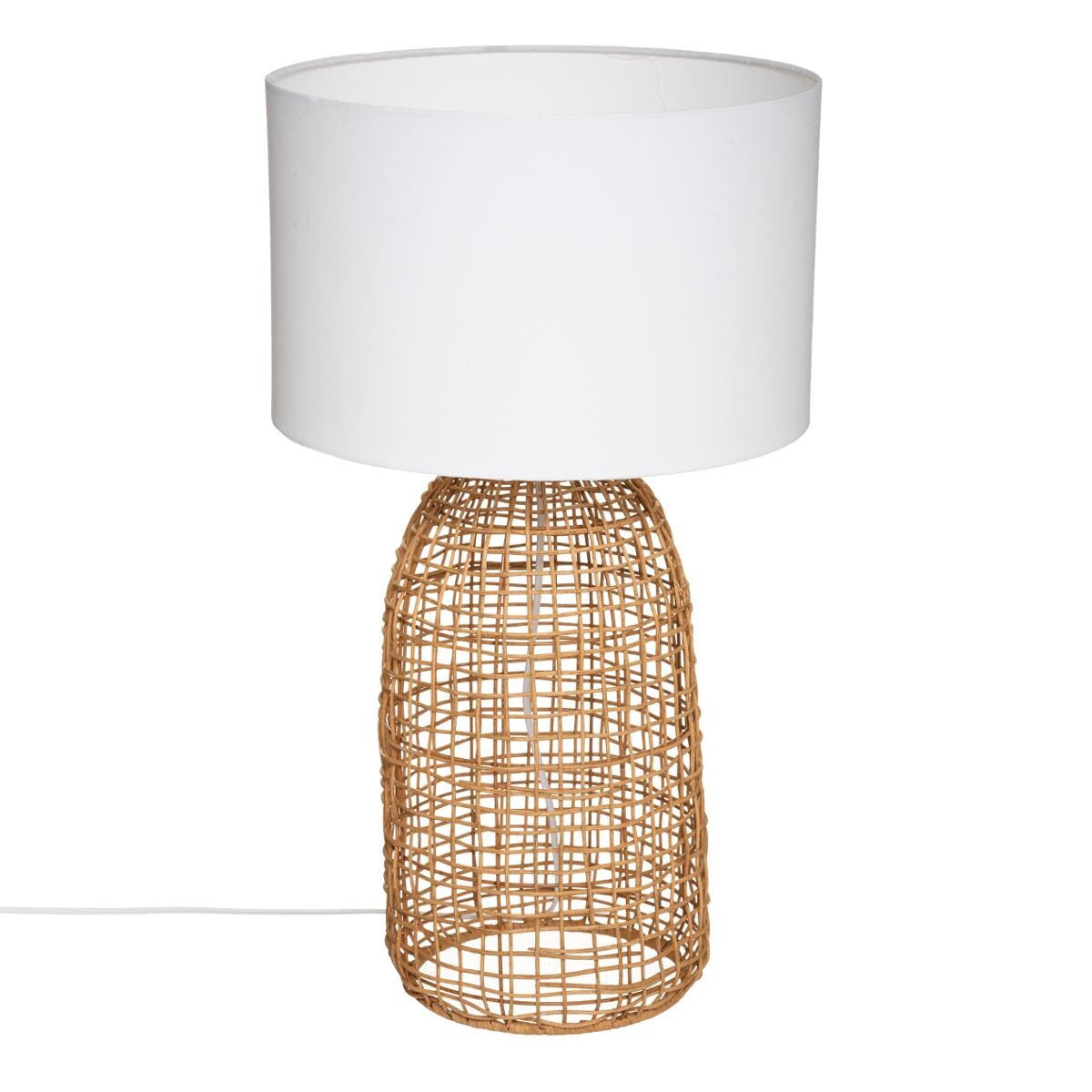 Cylinder lamp "Karla" Beige, H.56 cm