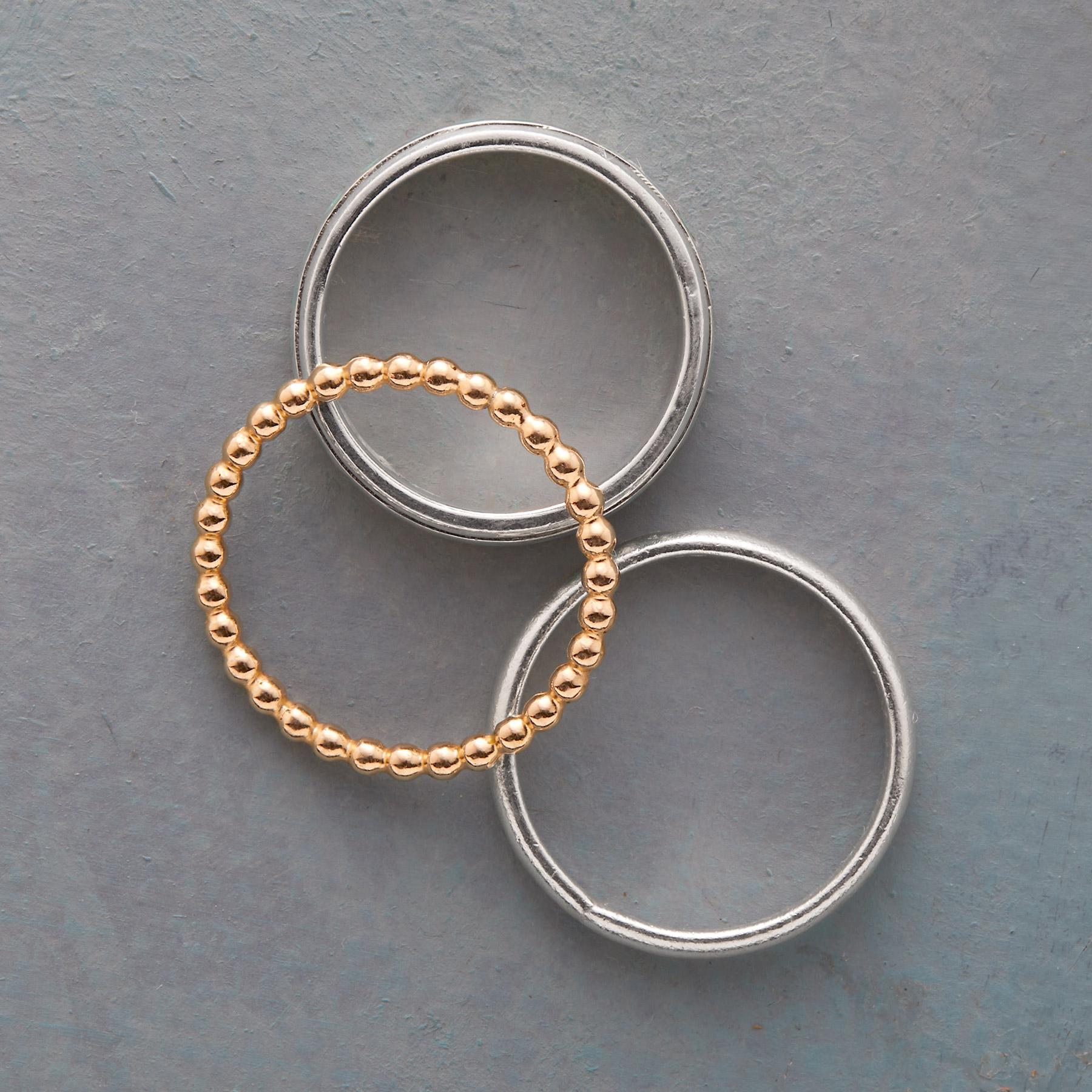 Turquoise Dots Ring Set - Sundance Clothing