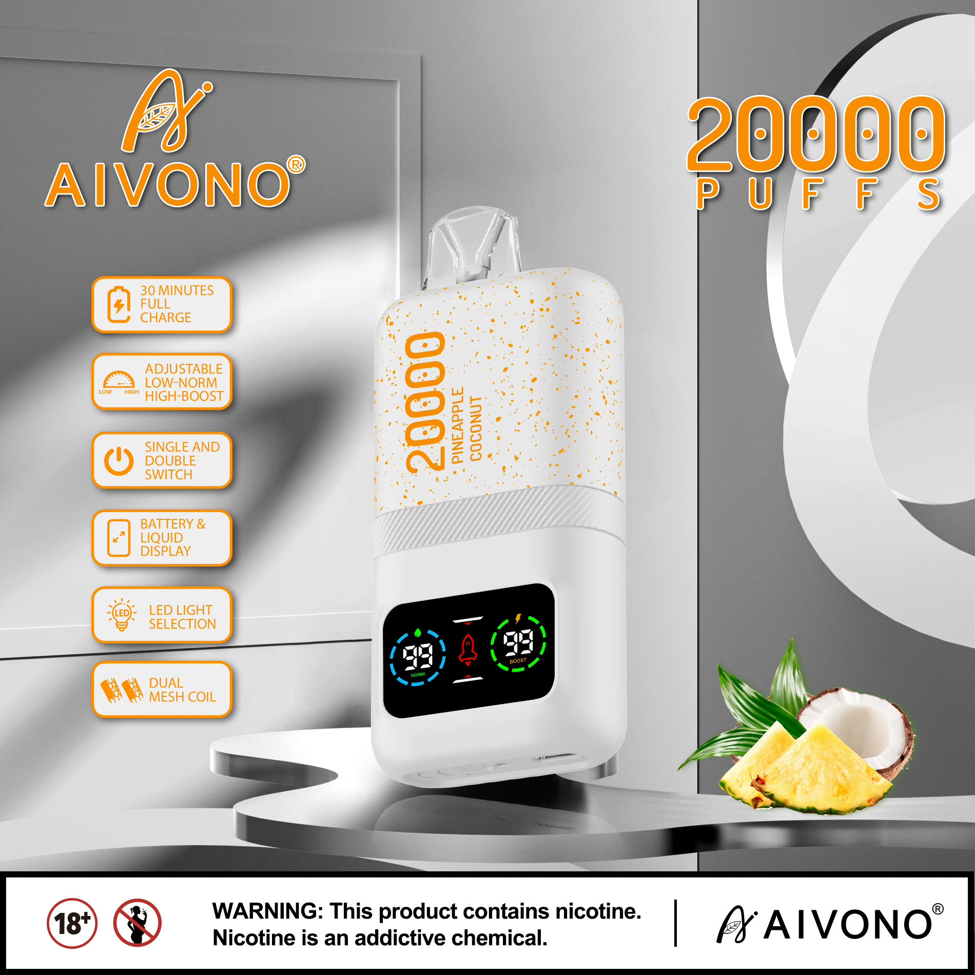 AIVONO AIM MAGIC 20000 Puffs Disposable Vape