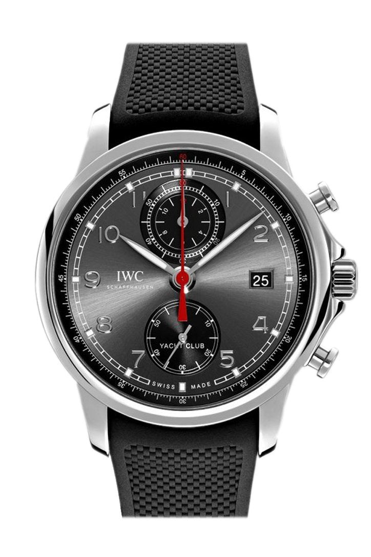 IWC Portugieser Yacht Club Automatic Anthracite Dial Black Rubber 43.5mm Men's Watch IW390503(1:1 replica) - Top club