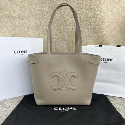 CELINE CABAS ANAIS grained cow leather handbag