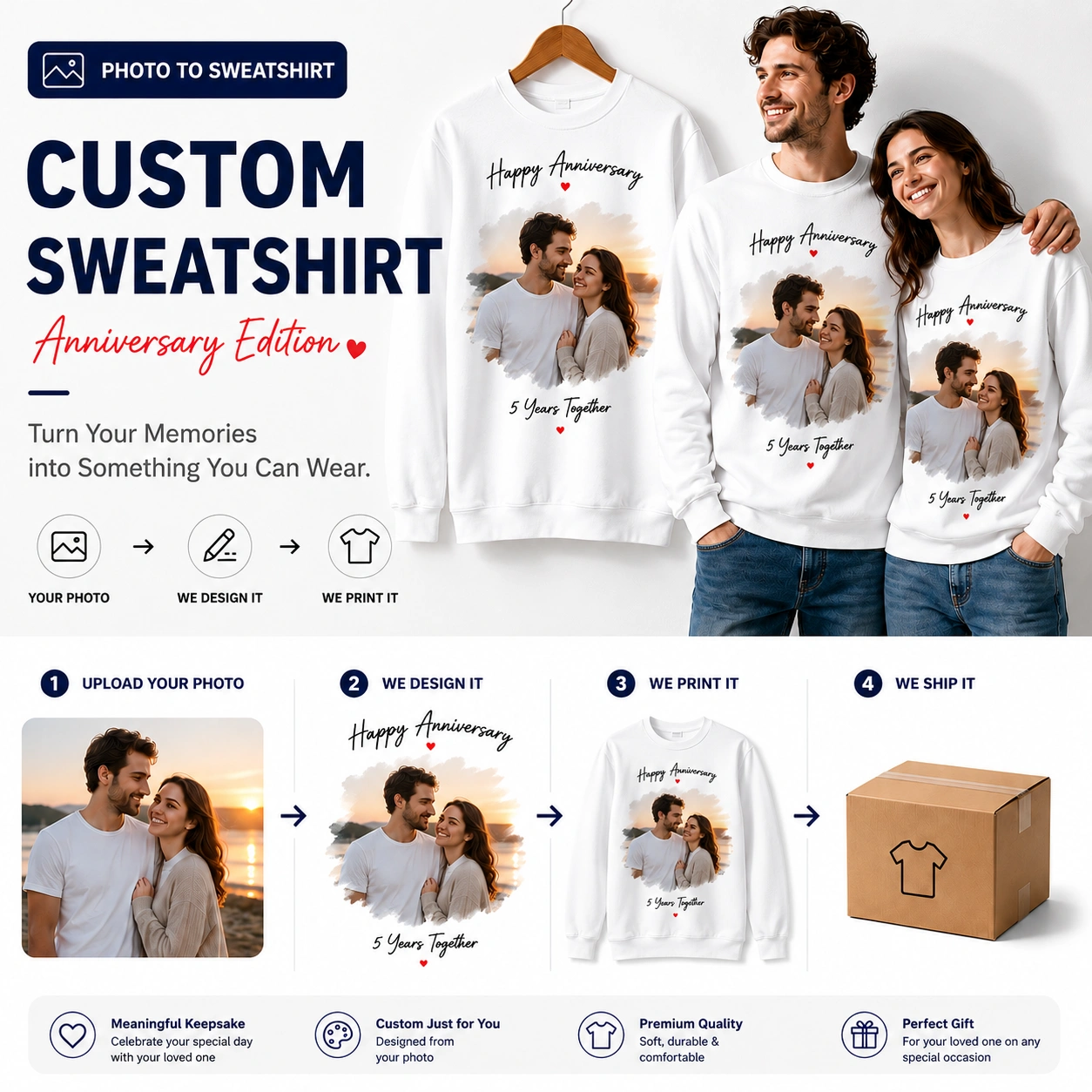 Anniversary Edition | Custom Crewneck Sweatshirt