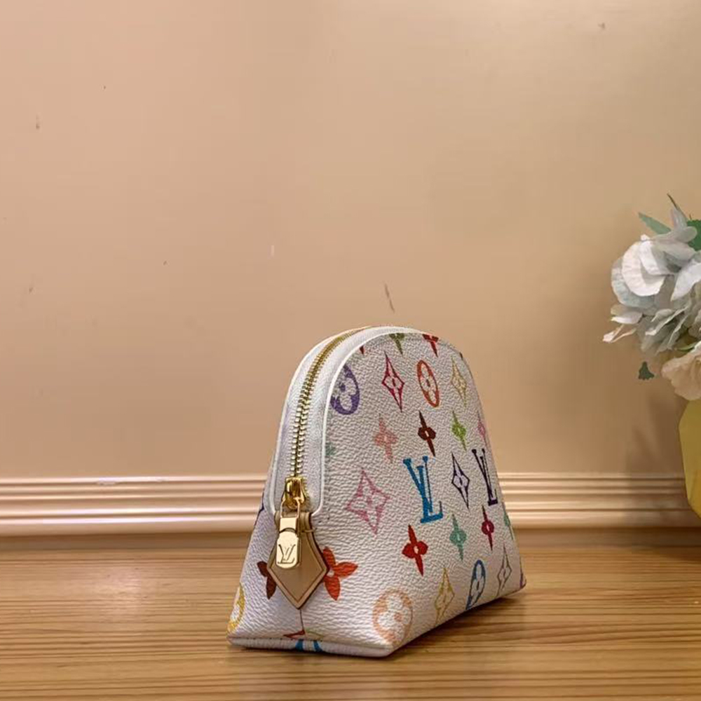 Louis Vuitton x Murakami Cosmetic Pouch PM1:1High-quality replica