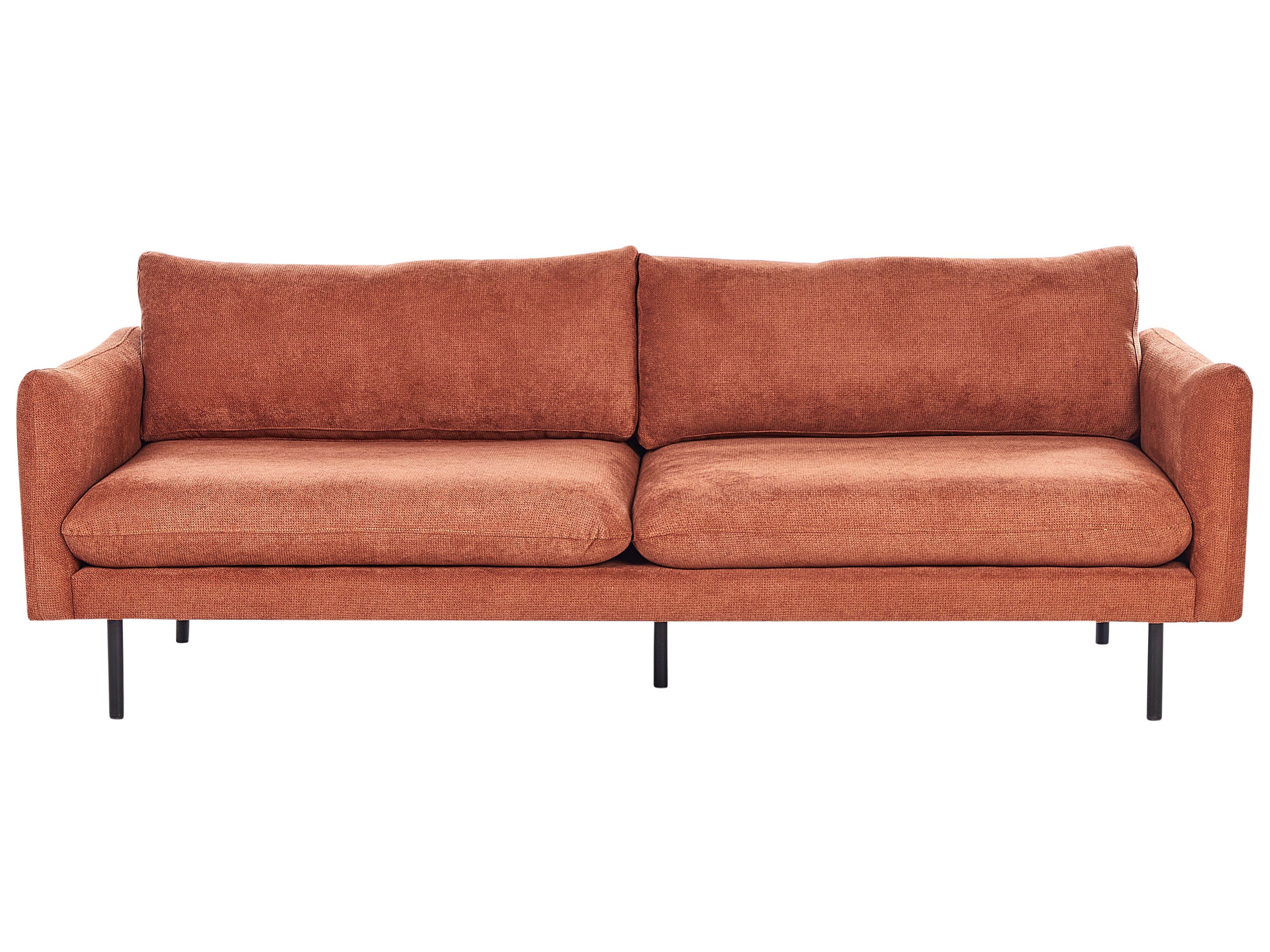 Sofa 3 Seater VINTERBRO Chenille Golden Brown