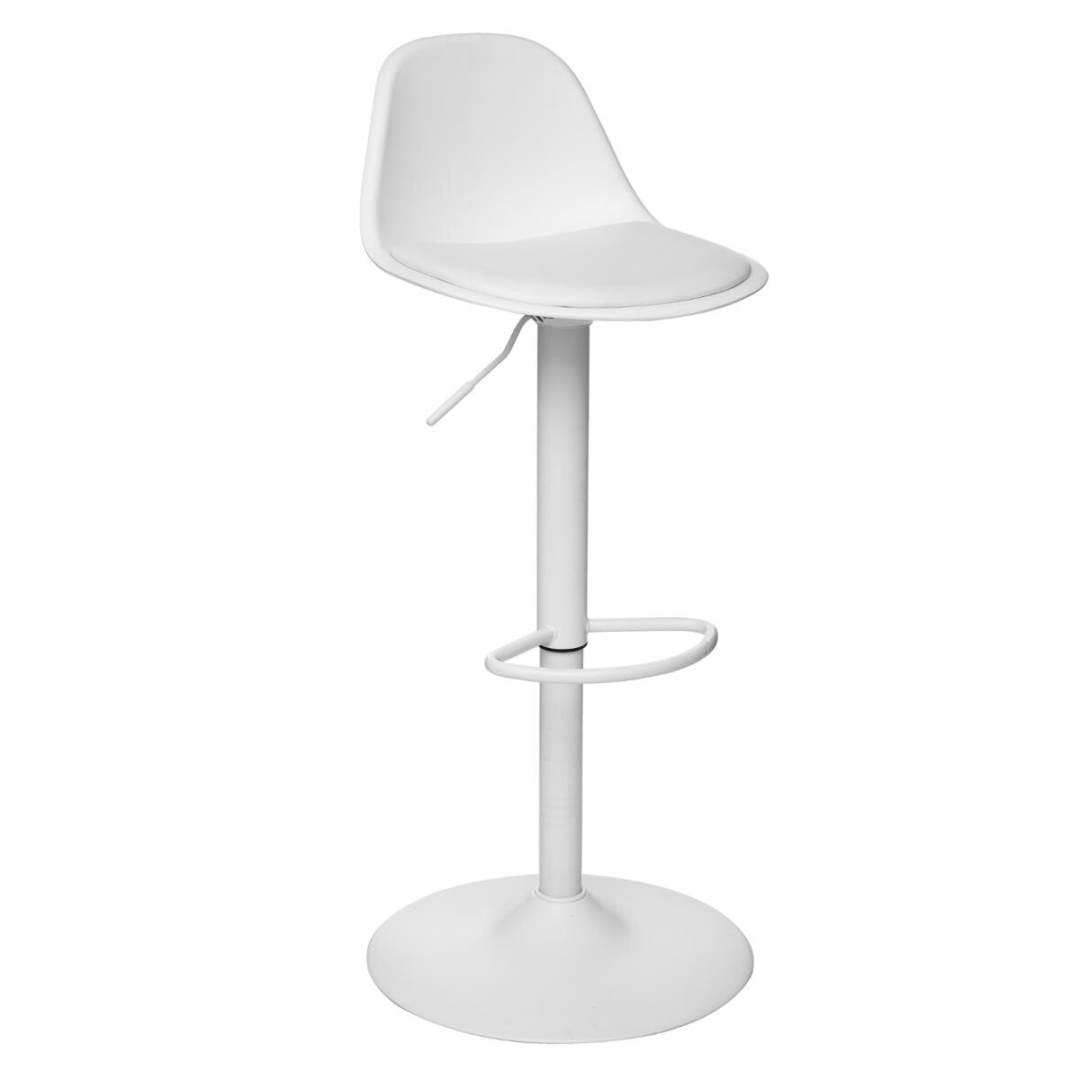 Adjustable bar chair "Aiko" White