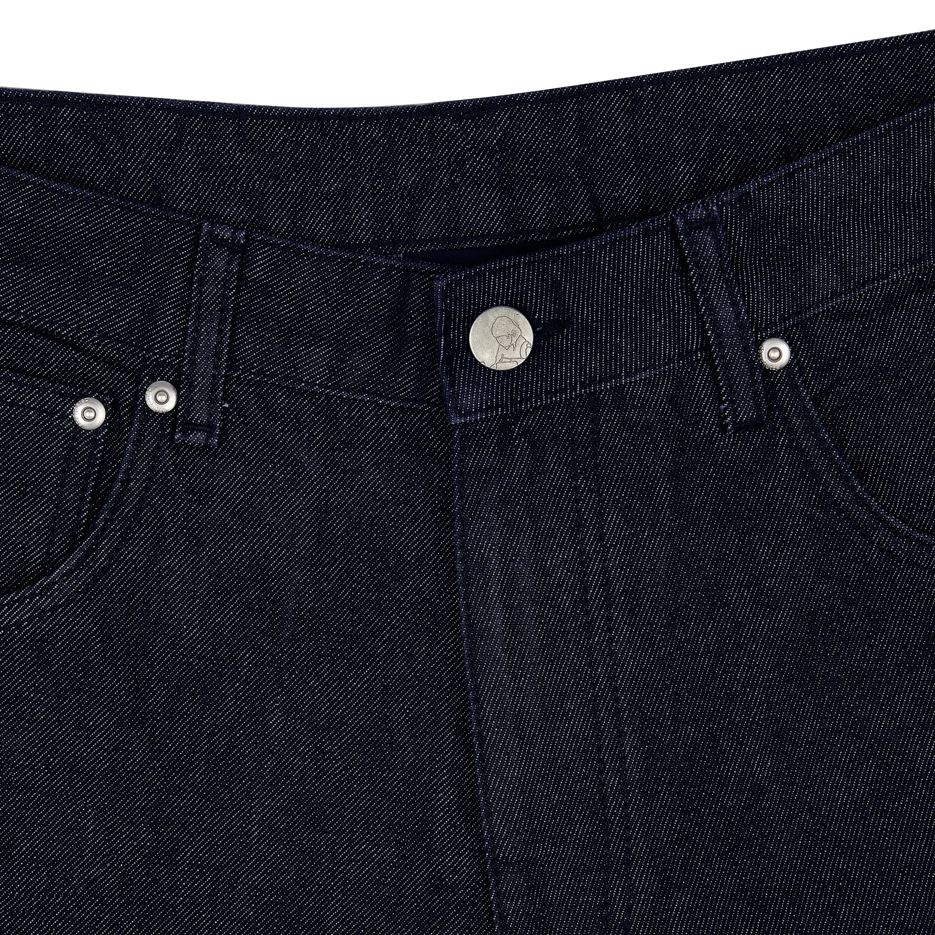 "koi fish v2" Jorts raw indigo