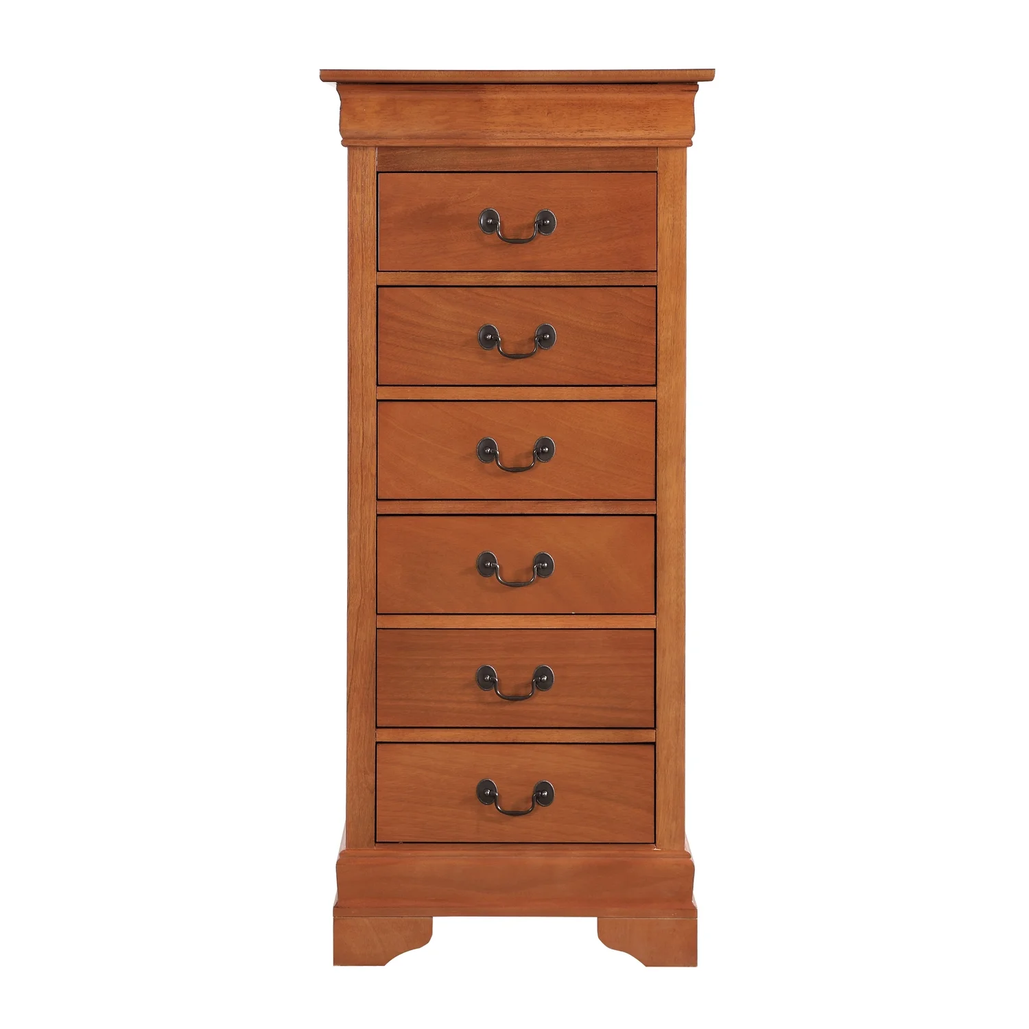 Glory Furniture Louis Phillipe 7 Drawer Lingerie Chest in Cherry - Image 46