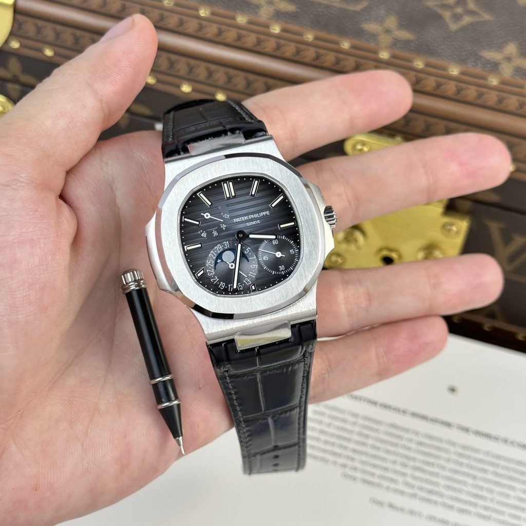 Patek Philippe Replica 1:1 Watch Nautilus 5712G Highest Quality Blue Dial PPF V2 40mm - Elite Watch Atelier