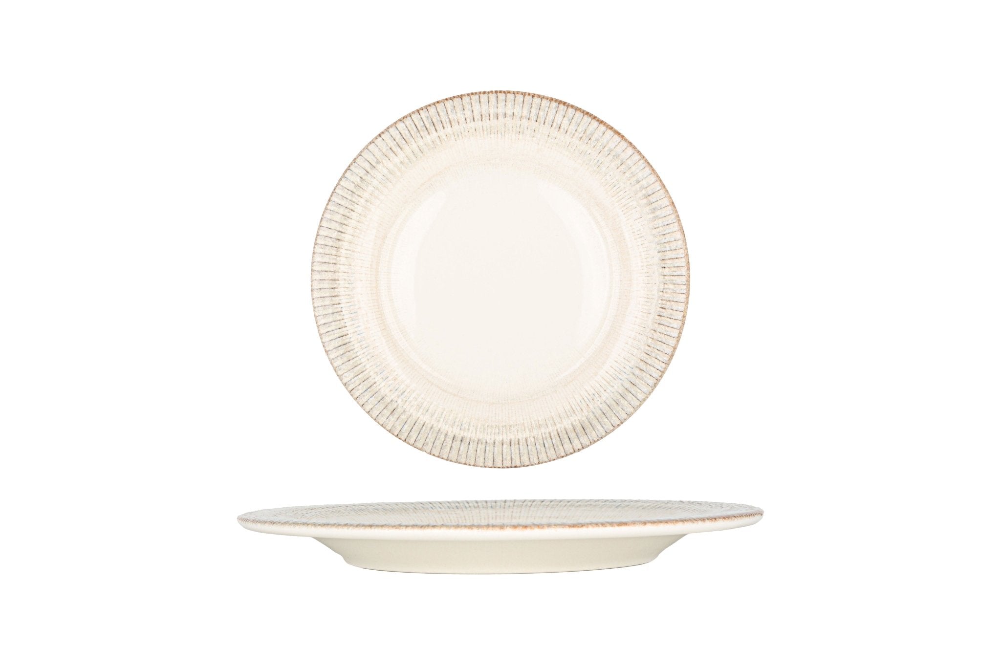 Bonna Gebaksbord - Galata - Porselein - 24 cm - set van 6