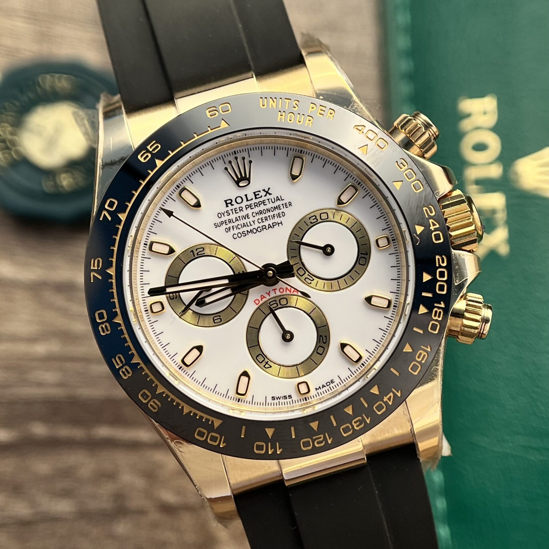 Rolex Cosmograph Daytona Replica Watch White Dial BT Factory 40mm - Top club