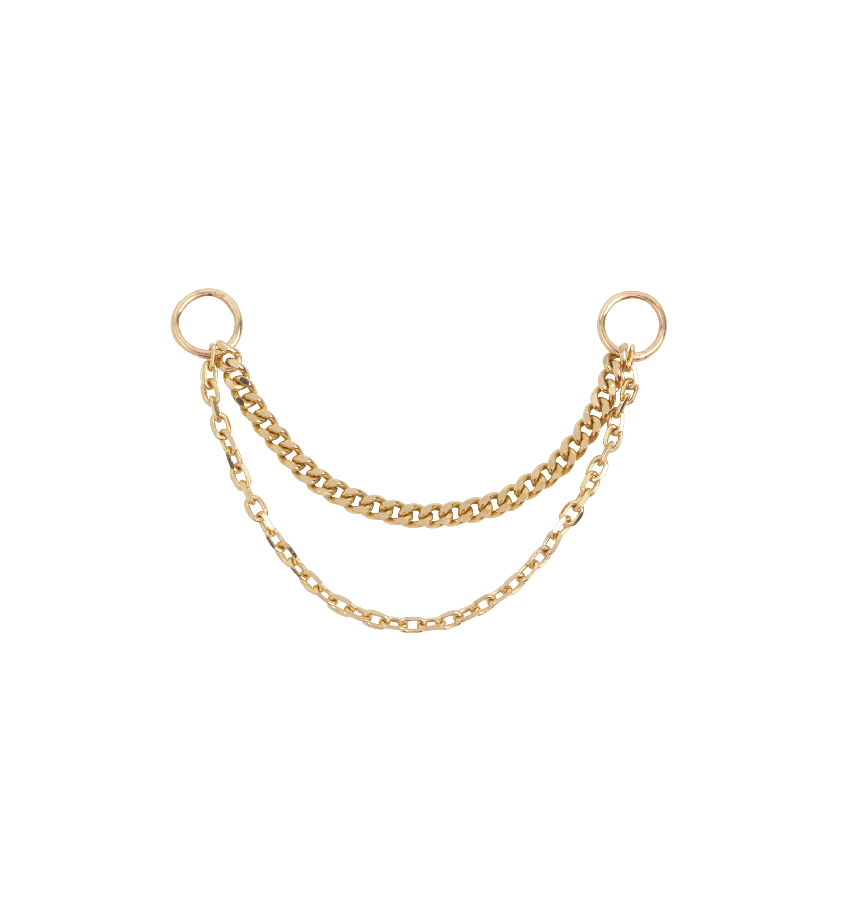 Chained Harmony Piercing Charm 14K