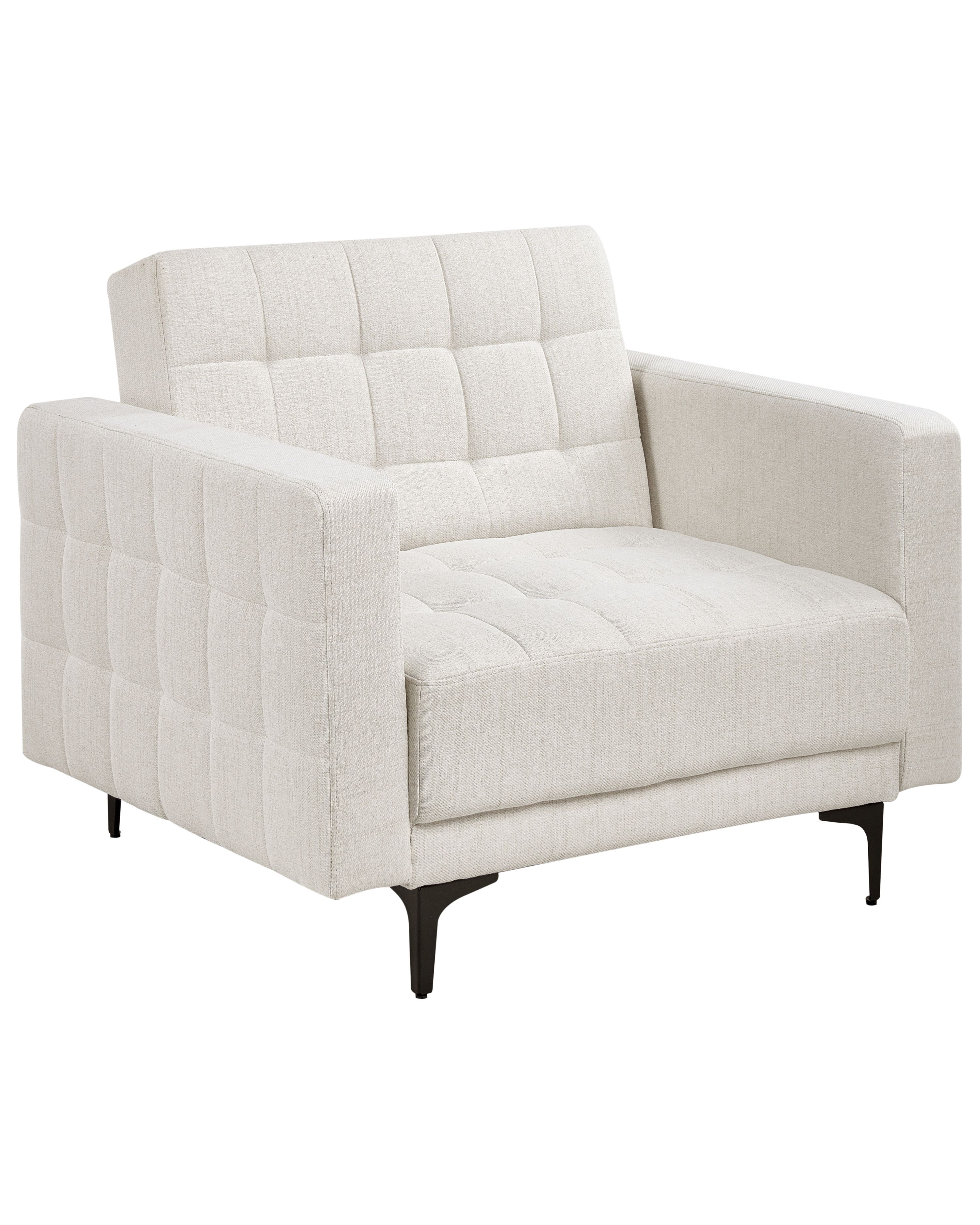 Armchair ABERDEEN Fabric Off-White