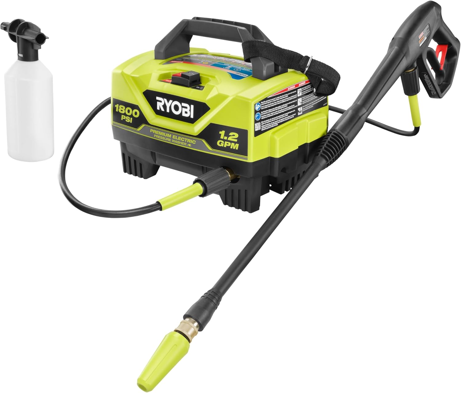 1800 PSI Electric Pressure Washer