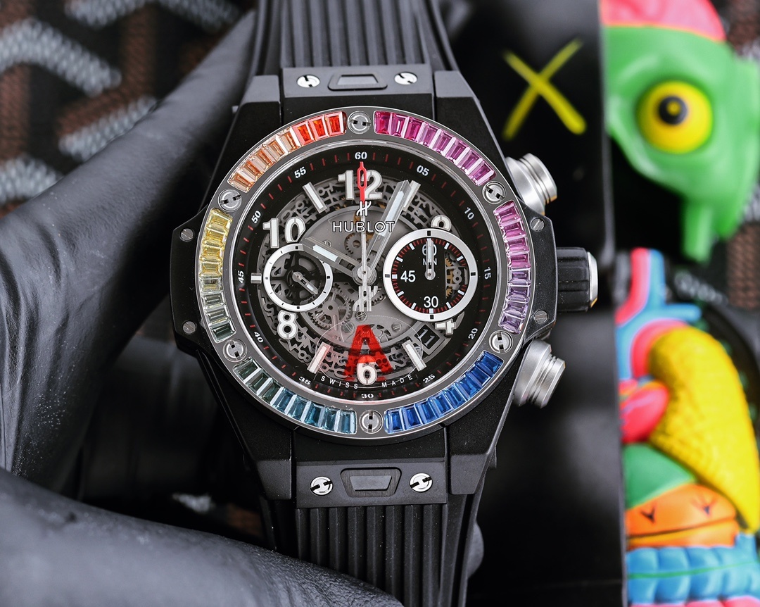 Big Bang Unico Titanium Rainbow 42mm(1:1 replica) - Top club
