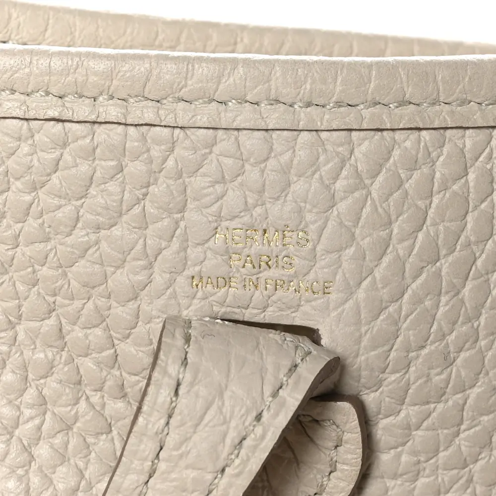 Hermès Béton Taurillon Clemence Leather Amazone Evelyne TPM Palladium Hardware High-quality Replica1:1High-quality replica