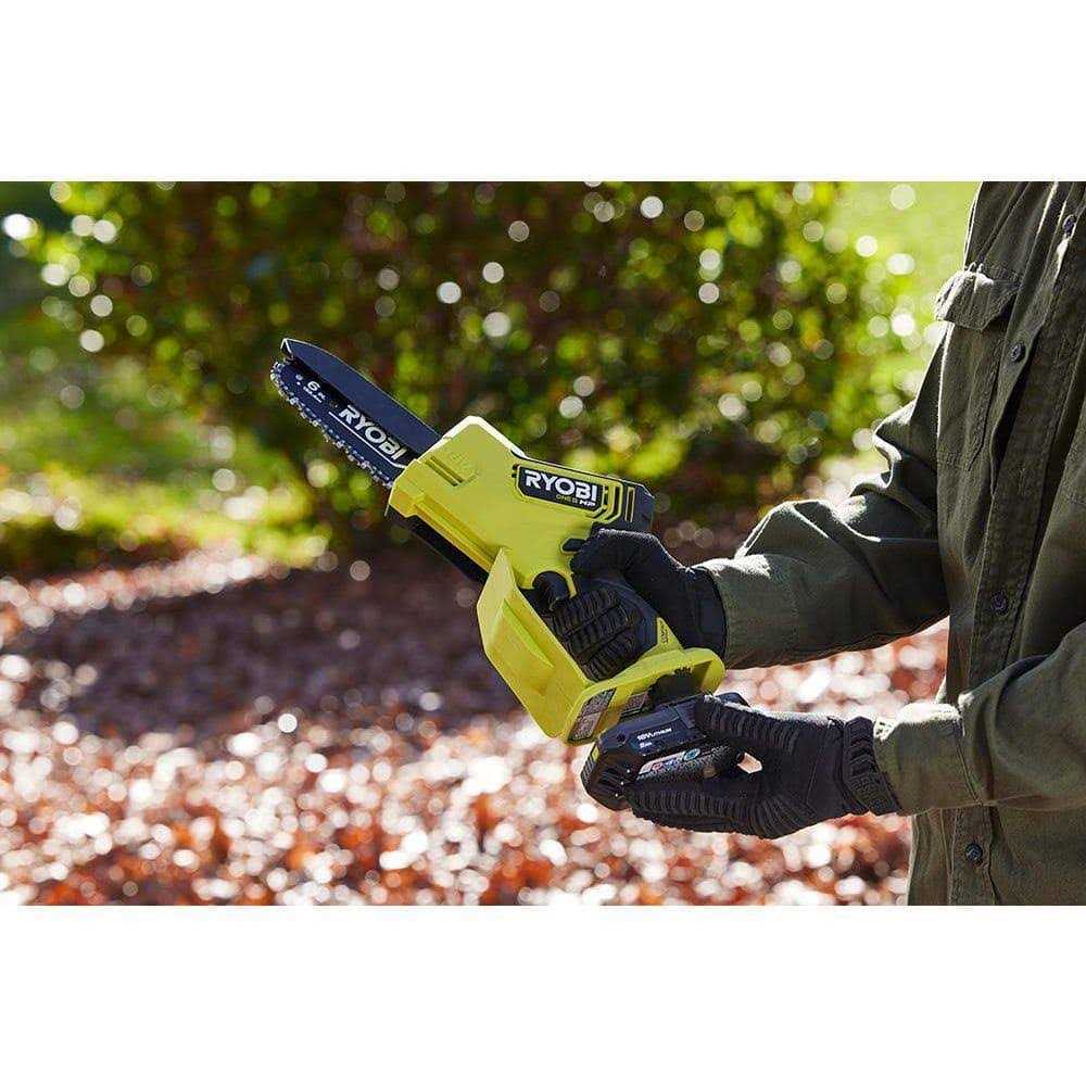 RYOBI ONE+ HP 18V Brushless 6 in Compact Pruning Mini Chainsaw - Image 2 RYOBI ONE+ HP 18V Brushless 6 in Compact Pruning Mini Chainsaw - Image 2