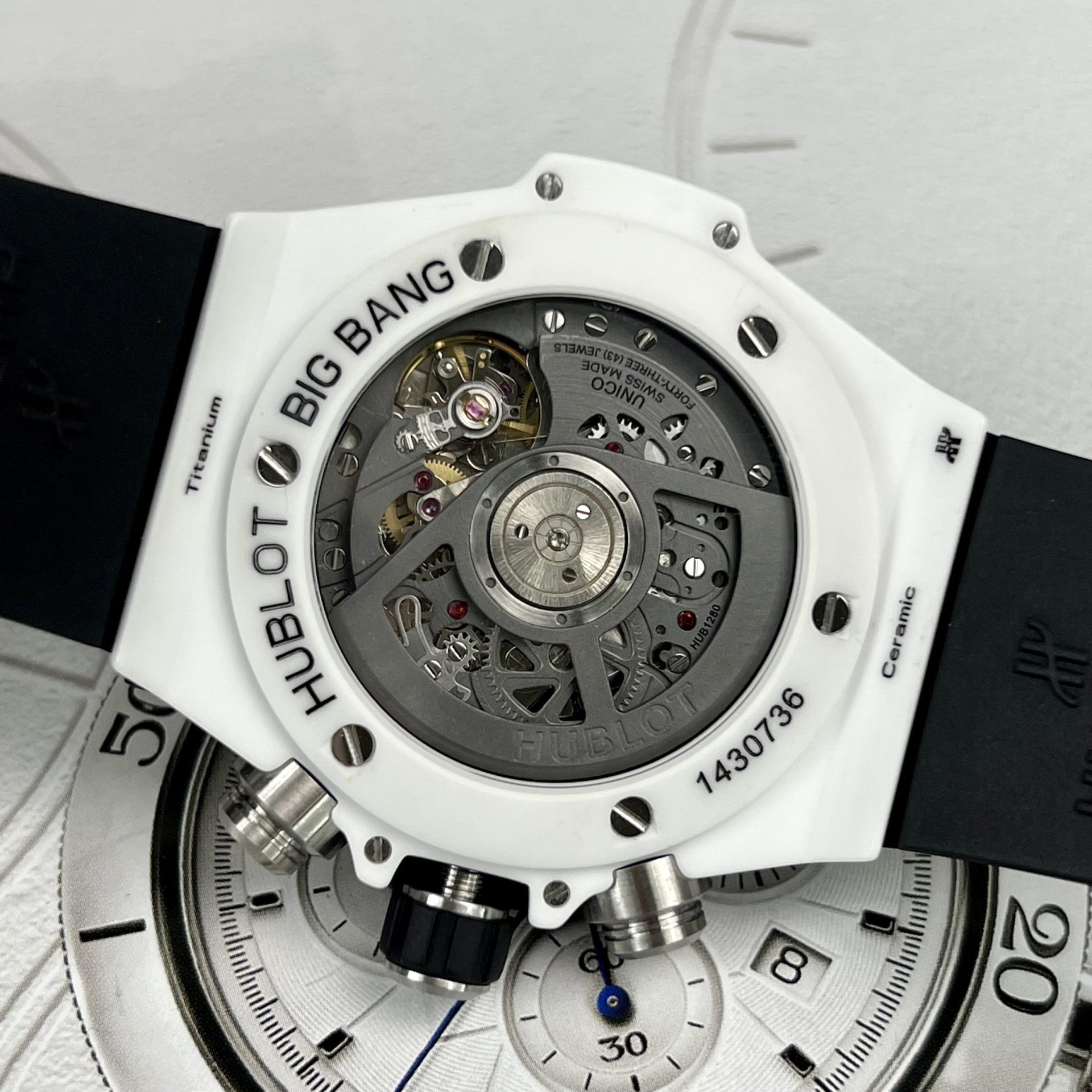 Hublot Replica 11 Watch Big Bang Unico White Ceramic Factory BBF 42mm - Top club