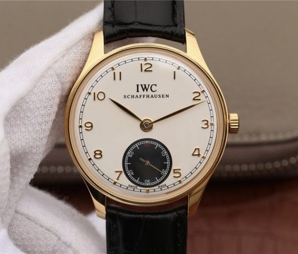 Replica IWC ZF Portuguese IW5454 YG White   Black Dial A6498 - Top club