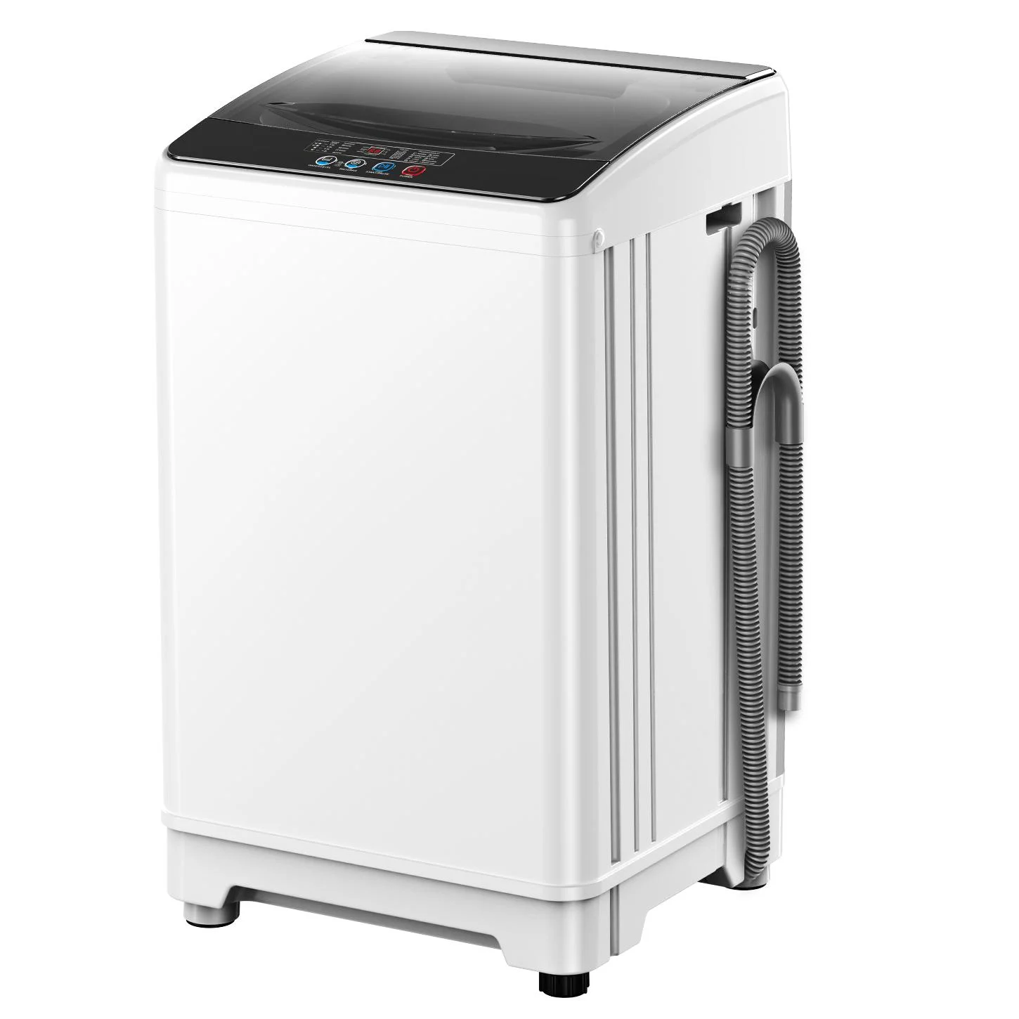 TABU Washer and Dryer Set, 17.6LBS Full Automatic Washing Machine & 8.8LBS Portable Dryer (Gray&White) - Image 35