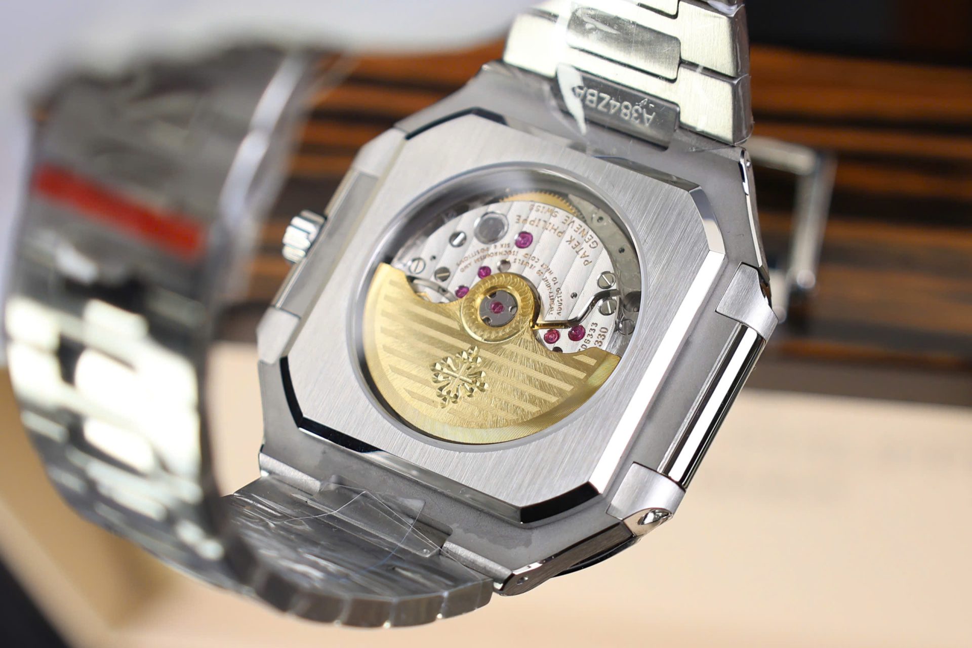 Patek Philippe Cubitus 5821 Replica Watches Black Dial Stainless Steel TW Factory 45mm - Top club