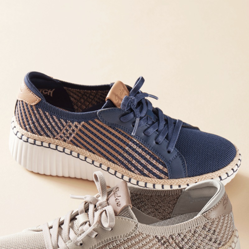 Skechers Wilshire Blvd Breezy Stroll Lace-Up - MIDNIGHT VELVET CATALOG