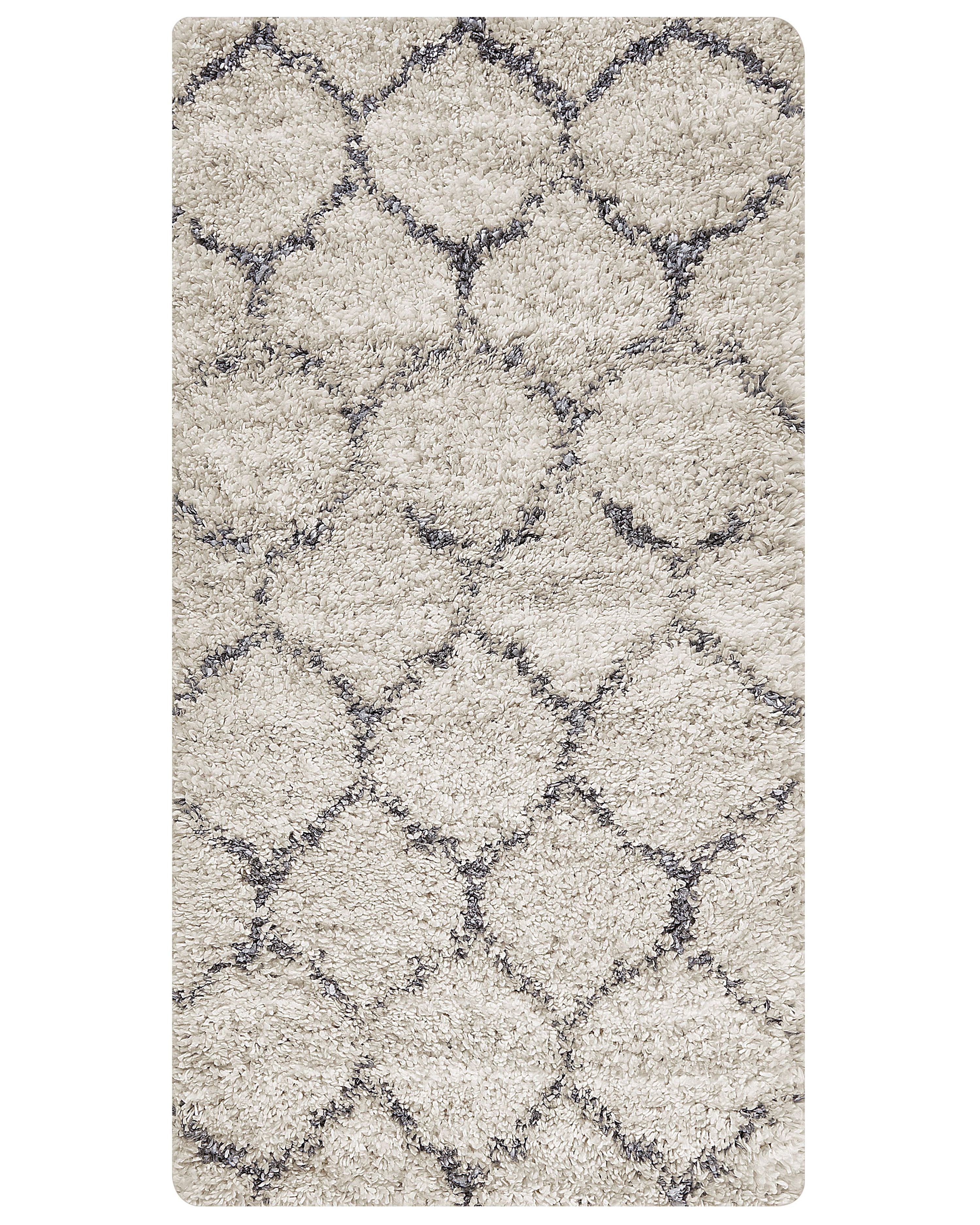 Shaggy Rug YEREVAN Light Beige 80 x 150 cm