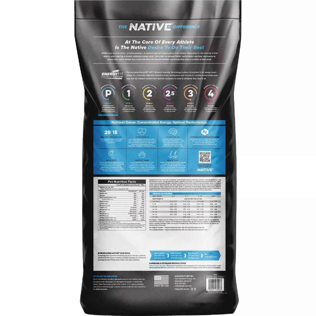 Native Puppy Performance Nutrition 40 Lb. Dry Dog Food