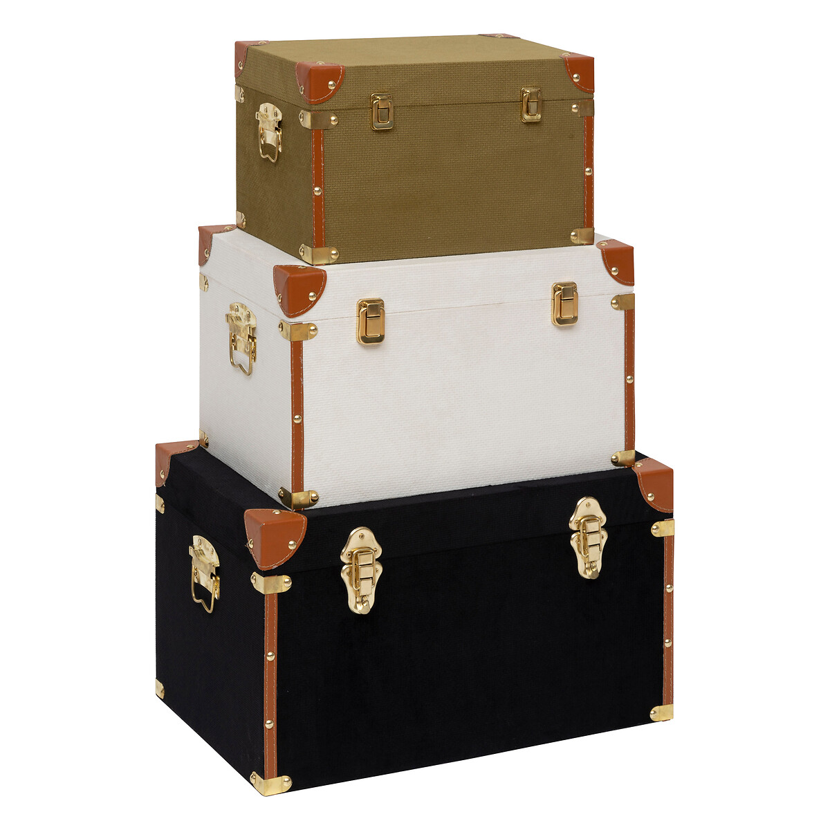 3 chests "Twis" L.53.60/45.80/38 cm