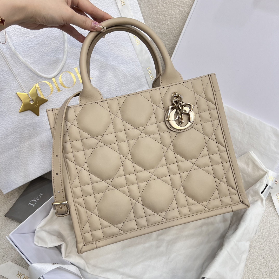 Dior Small Book Tote Bag Beige For Women 10,4in/26,5cm M1325OWHP_M51U1:1High-quality replica