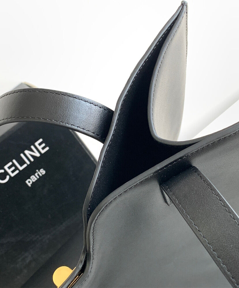 Celine Cabas 16 In Smooth Calfskin Black1:1High-quality replica