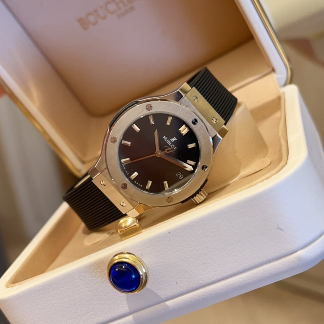 Hublot Classic 33mm High-End Women's Watch(1:1 replica) - Top club