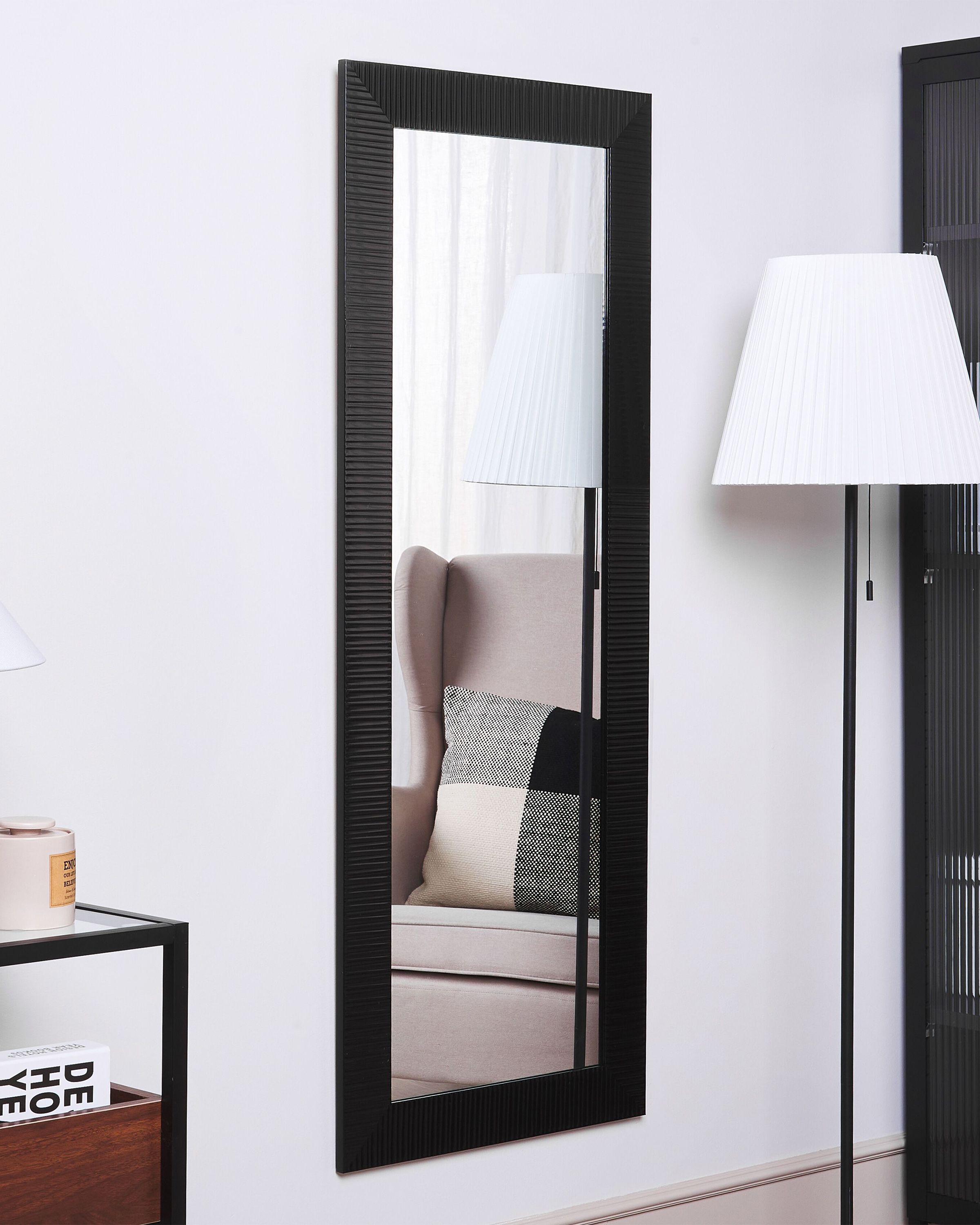 Wall Mirror DRAVEIL 50 cm 130 cm Black