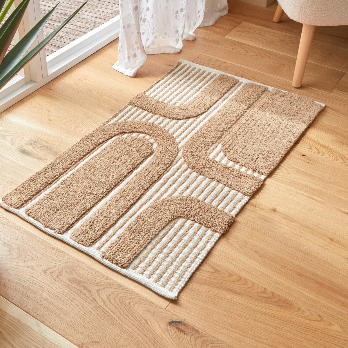 Rug "Poppy" Tufted cotton, 60x90 cm