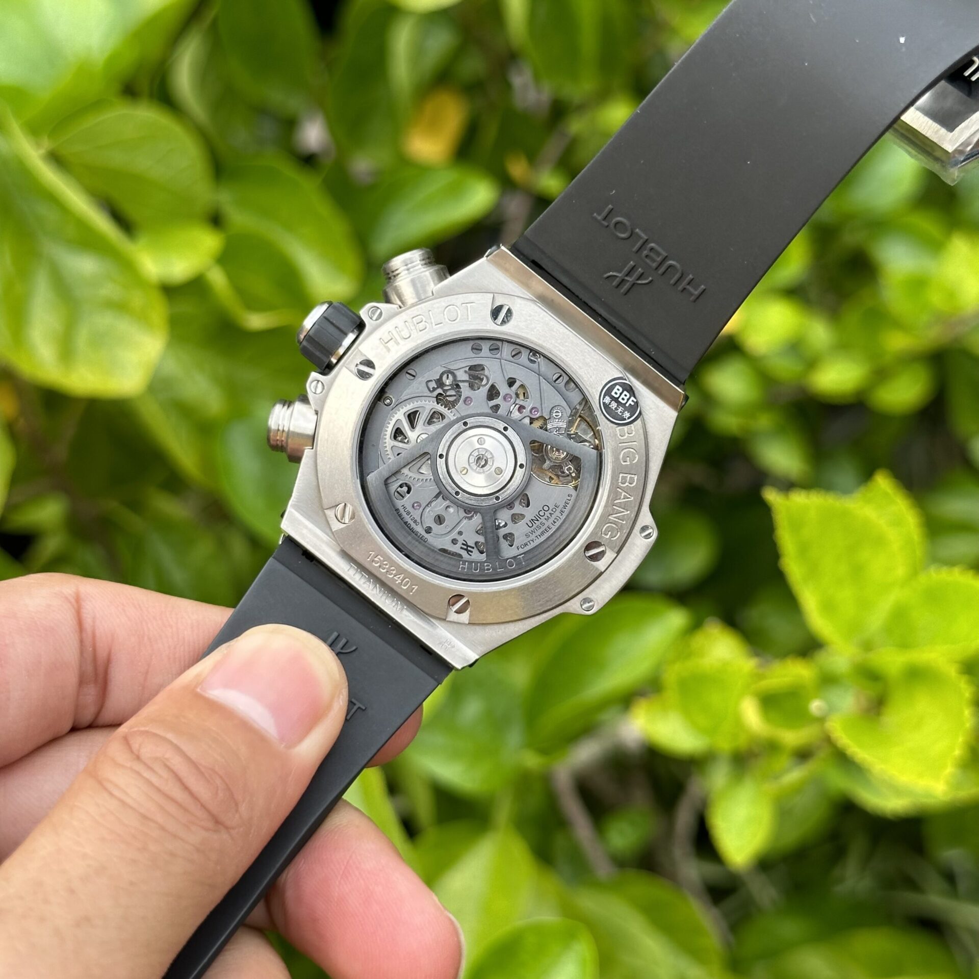 Hublot Big Bang Unico Replica 1:1 Watch Black Rubber Strap BBF 44mm - Top club