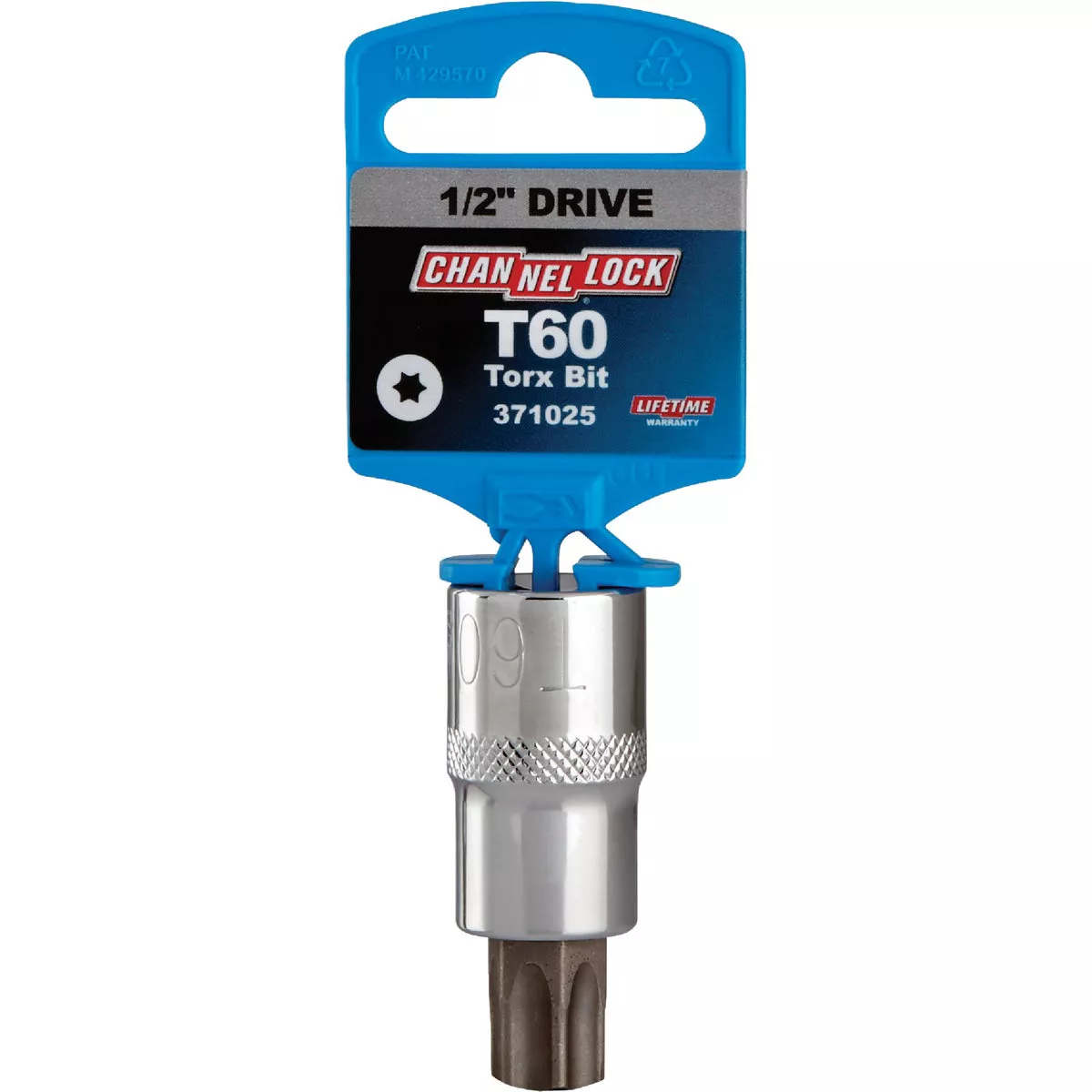 Channellock 1/2 In. Drive T60 6-Point Torx Bit Socket