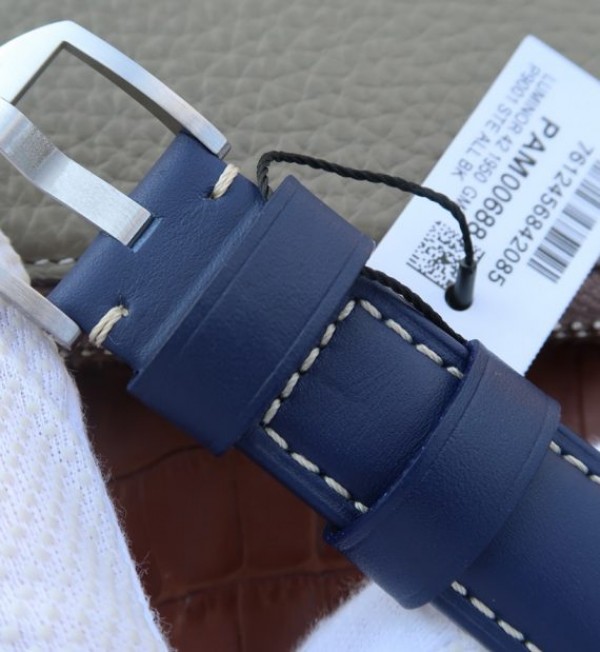 Replica Panerai VSF PAM688 Blue Dial Blue Leather Strap P.9001 Super Clone - Top club