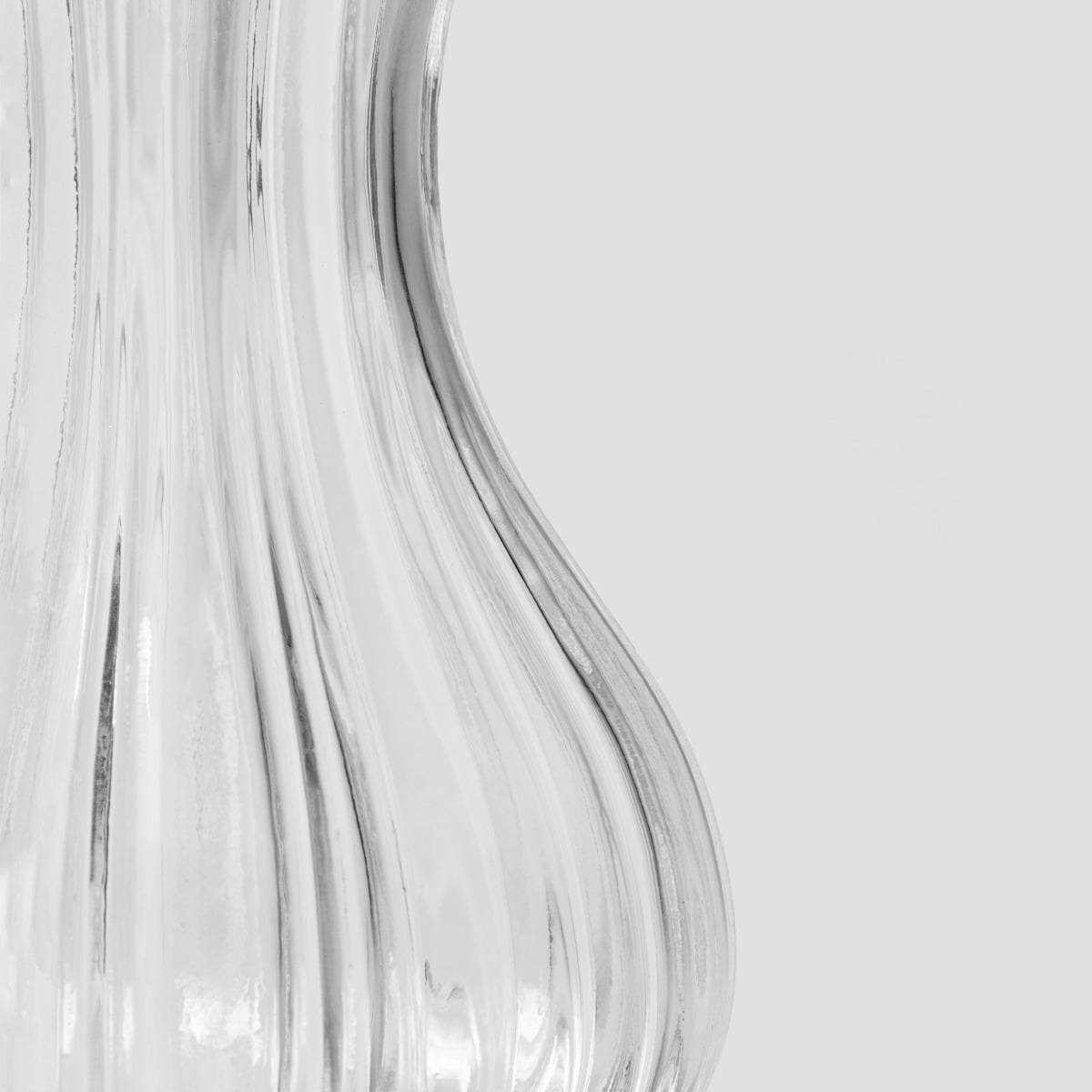 Wazon JUNNE szklany transparentny 12x20,3 cm
