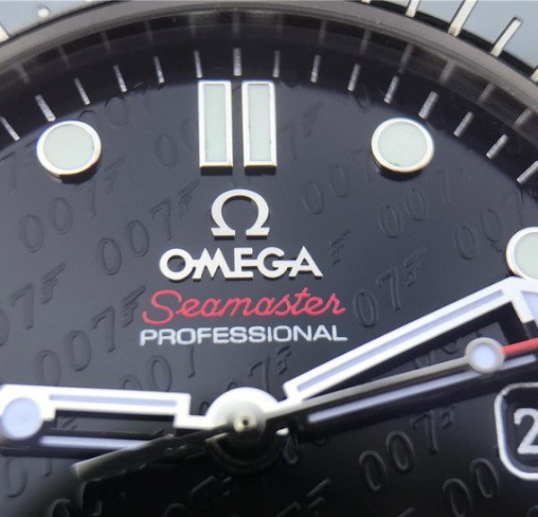 Replica Omega Seamaster 300M Chronometer SS  007  Limited Edition SS Bracelet A2824 - Top club