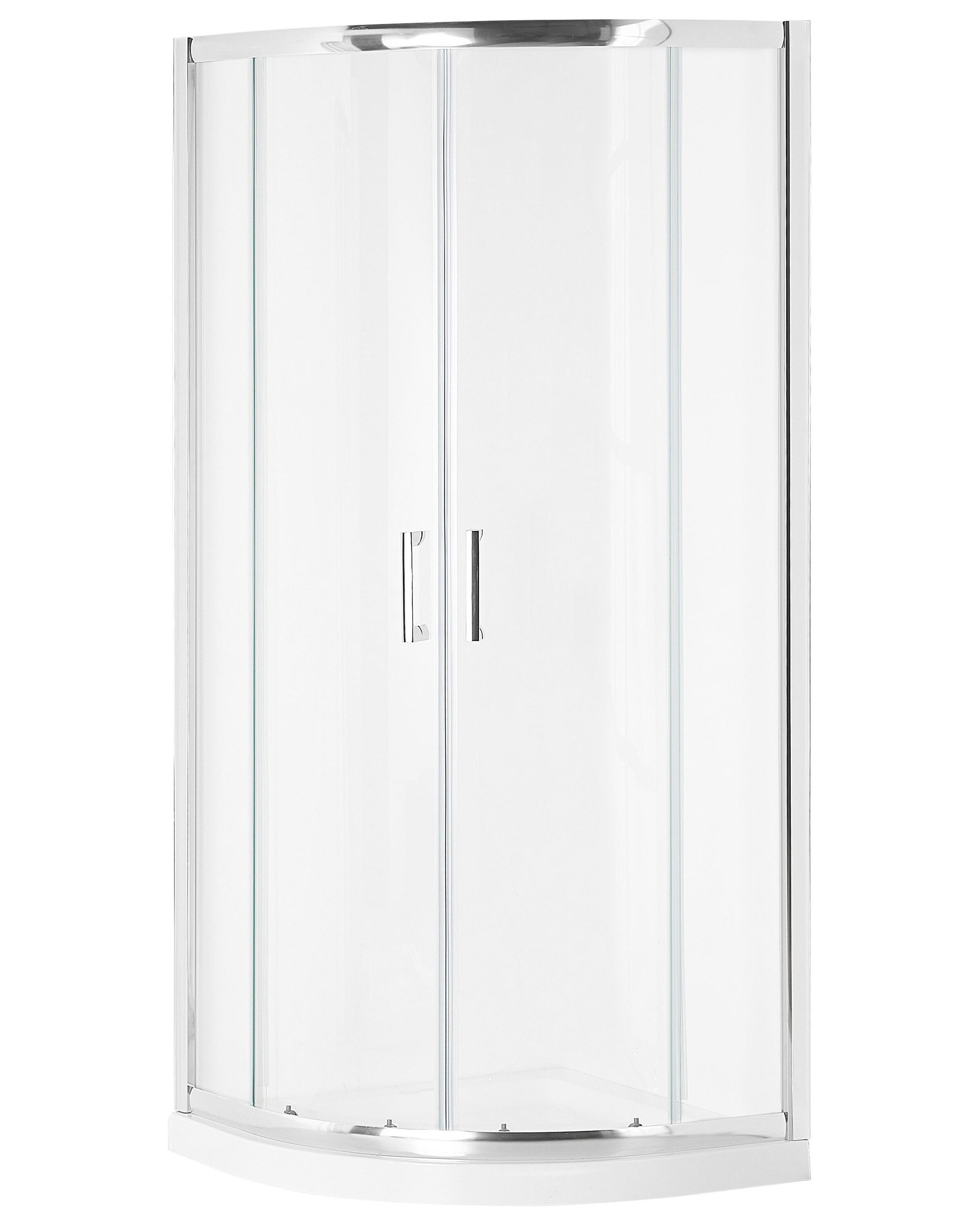Shower Enclosure JUKATAN II 900 x 900 x 1850 mm Silver
