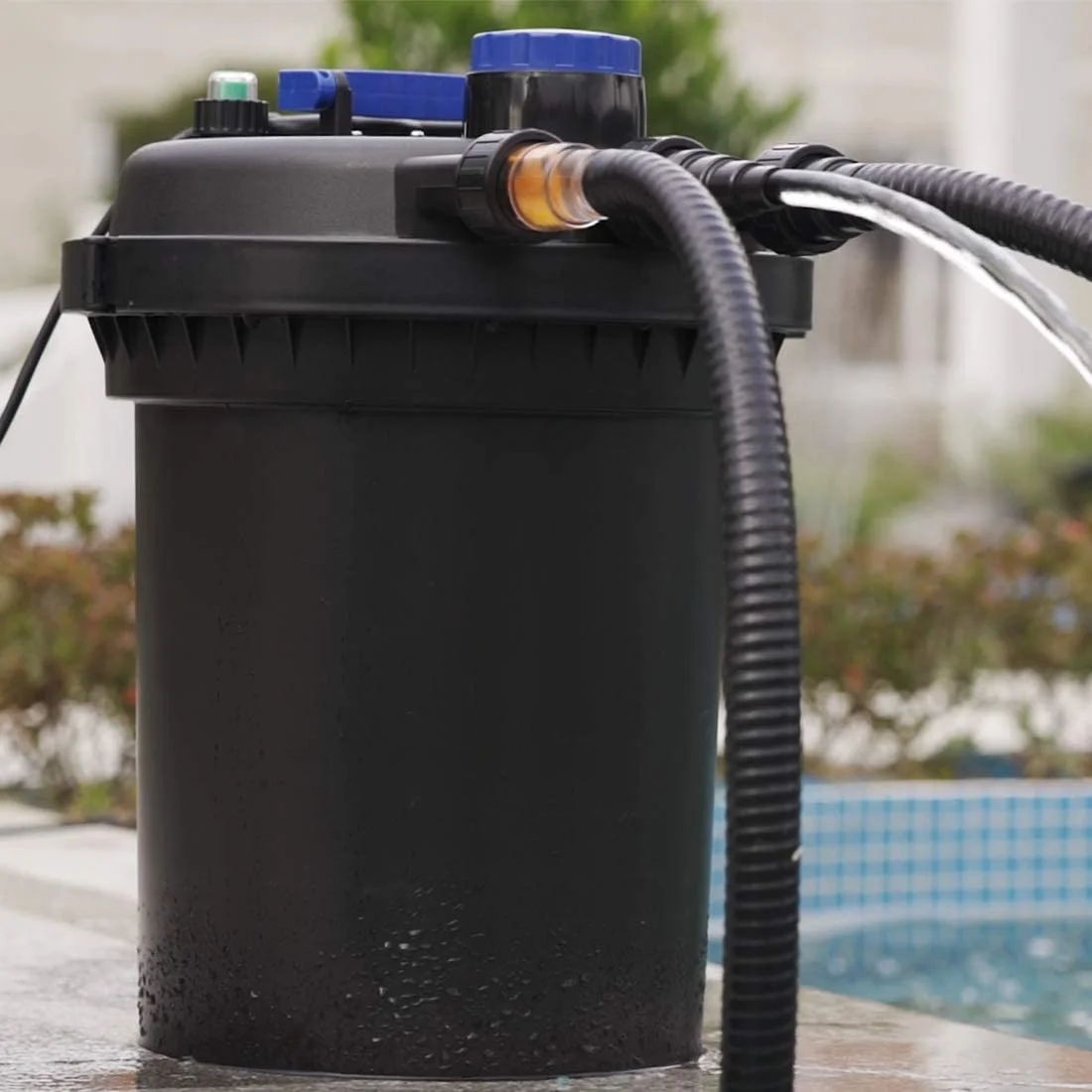 SPECSTAR Pressurized Biological Pond Filter with 13-watt Light, 1580 GPH Suitable for Koi Ponds up to 800 Gallons or Ornamental Ponds up to 1600 Gallons - Image 16