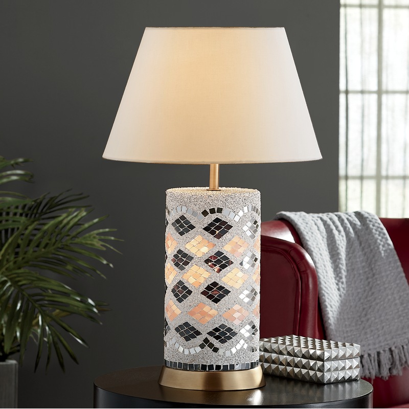 Mosaic Table Lamp - MIDNIGHT VELVET CATALOG