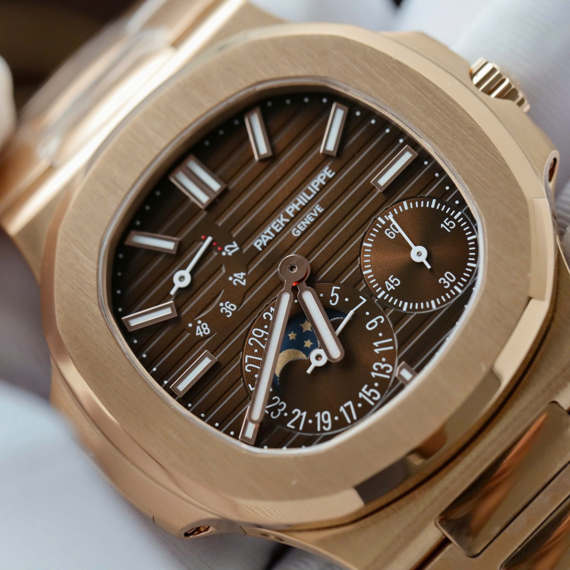 Patek Philippe Nautilus 5712R Replica Watch Dial Brown PPF Factory 40mm - Top club