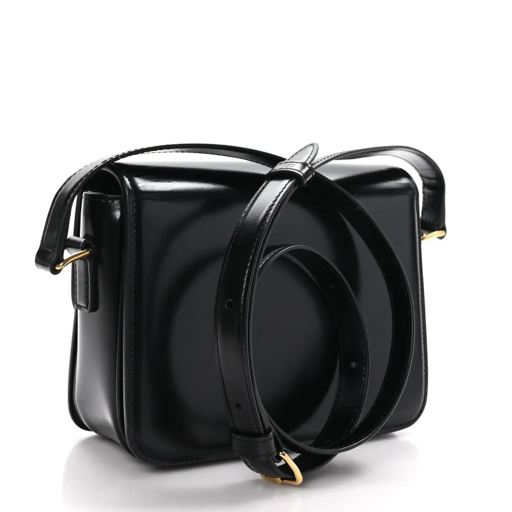 Superfake Celine Black Triomphe Replica – Shiny Calfskin, Gold Hardware1:1High-quality replica