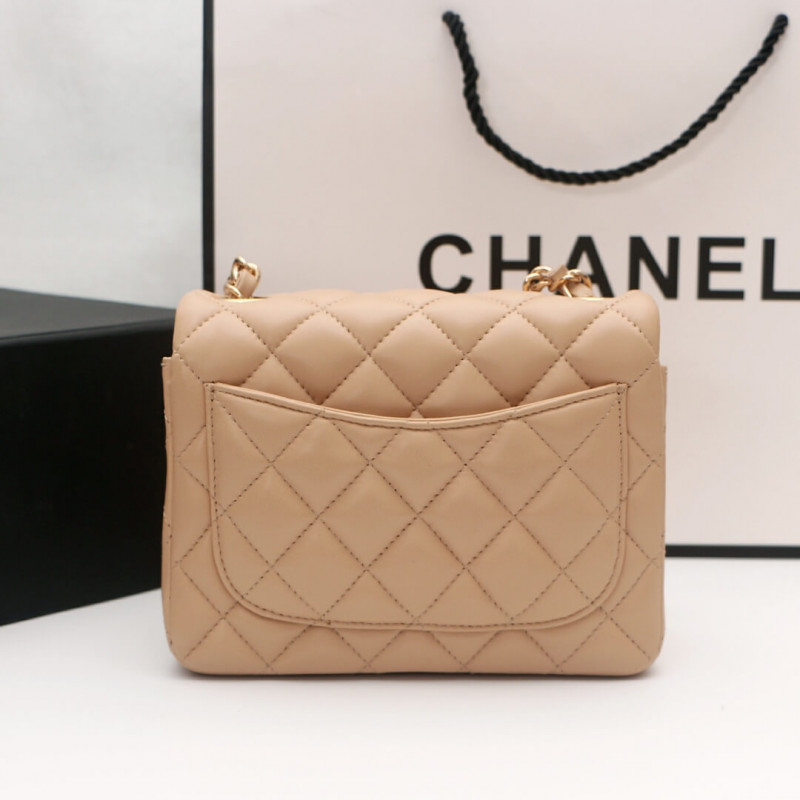 Replica Chanel Lambskin 17Cm Classic Flap Bag 11151:1High-quality replica
