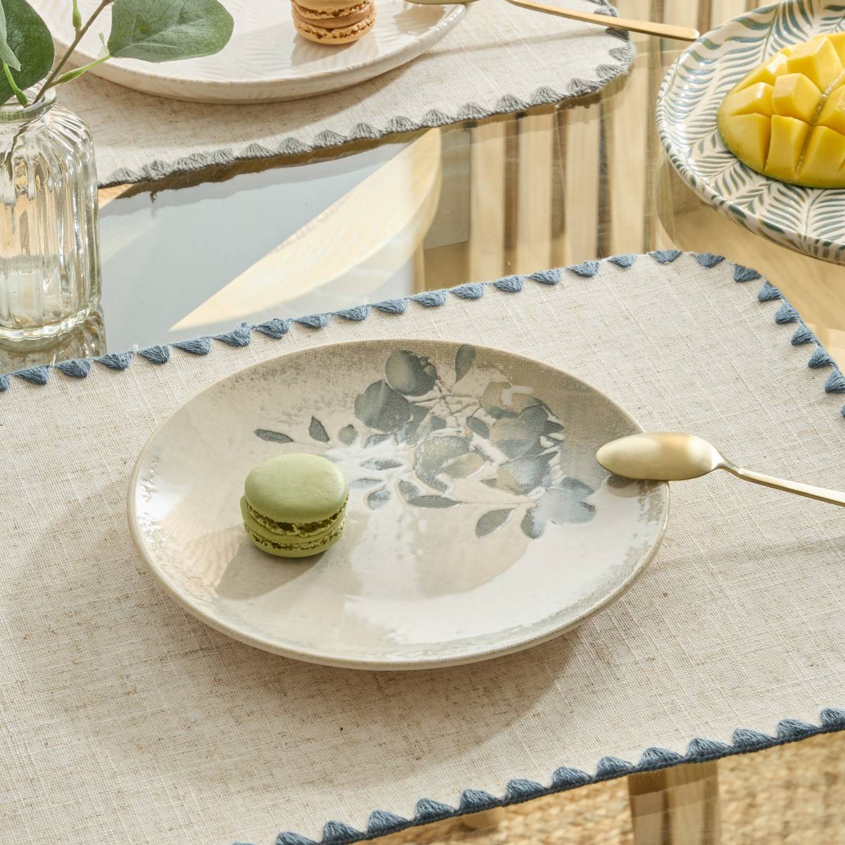 Dessert plate "Silvia" Stoneware (ceramic), D.19.9 cm