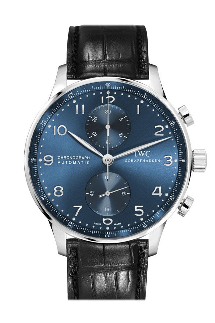 IWC Portugieser Automatic Chronograph Blue Dial Men's Watch IW371491(1:1 replica) - Top club