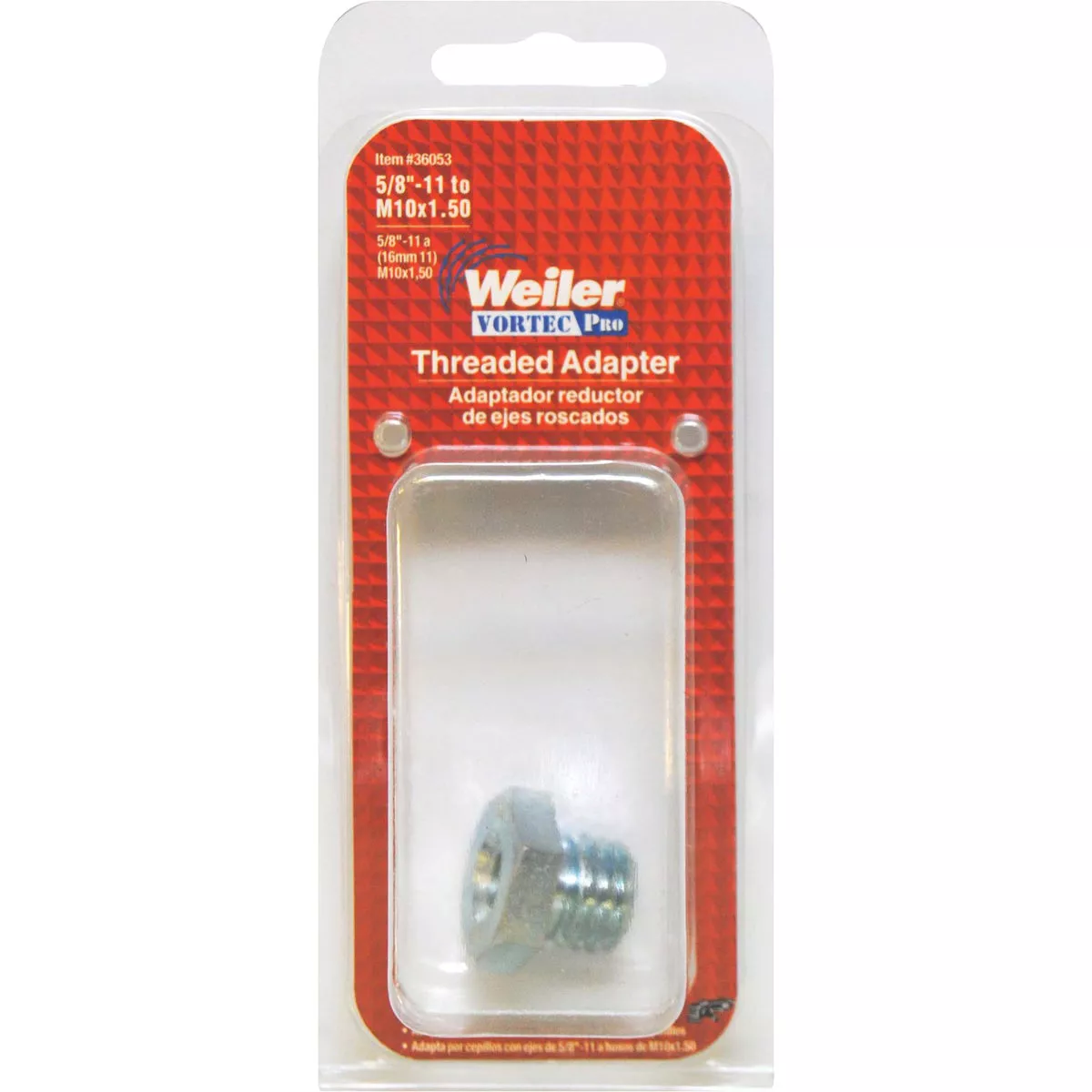 Weiler Vortec 1-1/2 x 10 Angle Grinder Arbor Adapter