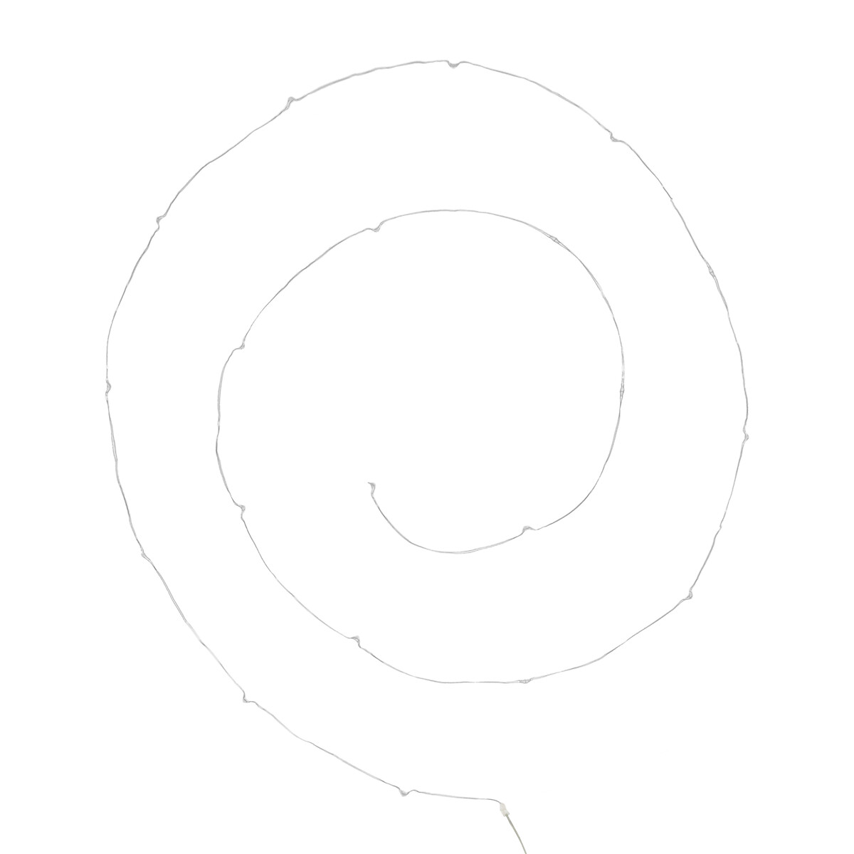 100 micro LED garlands White, L.1000 cm