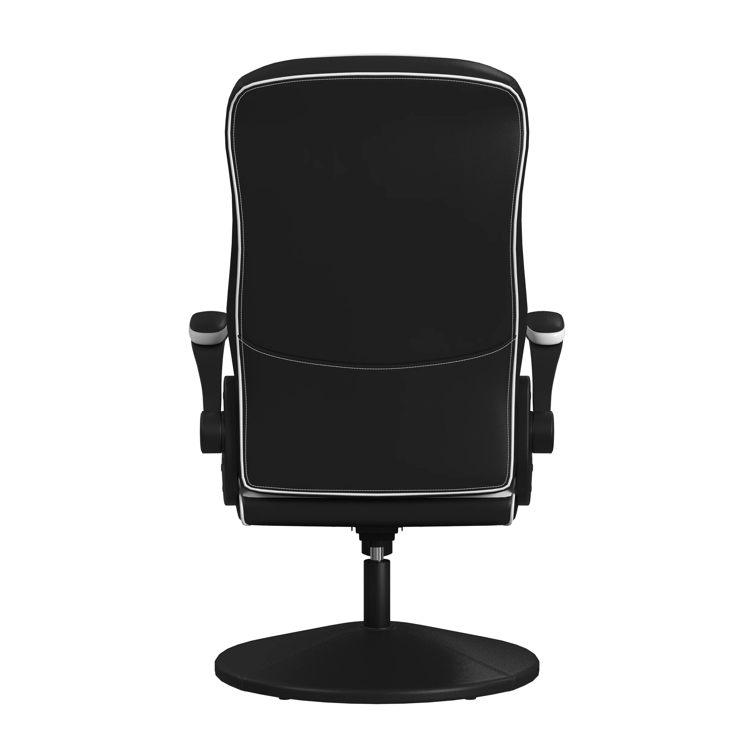 RESPAWN 800 Swivel Rocker Gaming Chair - Ergonomic Floor Gaming Seat with Lumbar Support, Flip Up Armrest, High Back, Pedestal Base, Comfortable No Wheels Console Video Game Rocker Chair - Red - Image 36